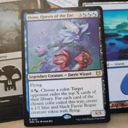 Oona, Queen of the Fae Hybrid ***MILLOUT*** Tribal Custom COMMANDER DECK MTG EDH - Image 1