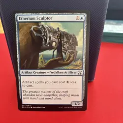 MTG Neon Dynasty Commander - Etherium Sculptor - Common Artifact Creature - Image 1