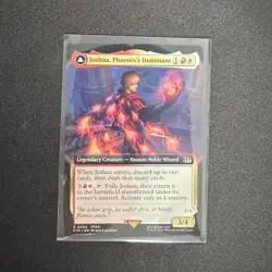 Joshua, Phoenix's Dominant Extended Art - FIN 0494 NM - MTG Magic - Image 3