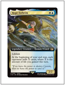 1x Hope Estheim, Extended Art, Final Fantasy, Magic MTG NM - Image 1