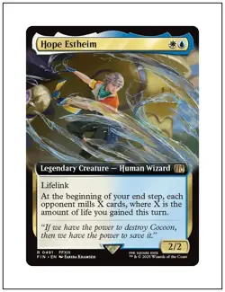 1x Hope Estheim, Extended Art, Final Fantasy, Magic MTG NM - Image 2