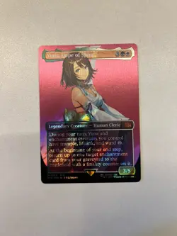 Yuna, Hope of Spira (Borderless) (Surge Foil) Final Fantasy Foil Card 549 - Image 2