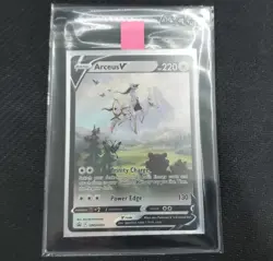 Pokemon TCG Sword & Shield Promo Card - Arceus V Full Art SWSH204 - NM - Image 5