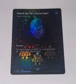 Magic MtG: *FOIL Showcase* Search for the Frozen Esper (Final Fantasy / FIN), NM - Image 1