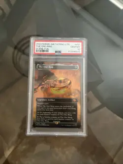 2023 MTG Magic THE ONE RING Lord if the Rings LOTR Scene FOIL #451 PSA 10 - Image 1