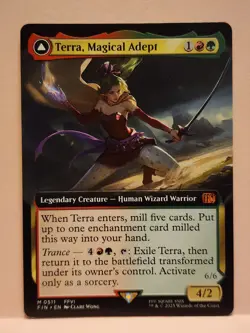 Terra, Magical Adept - (Extended Art) - FINAL FANTASY - NM MTG - Image 1