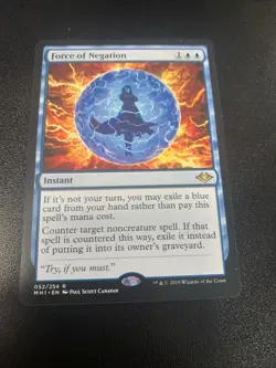 Force of Negation NM Modern Horizons 1 Mtg Magic The Gathering  - Image 1