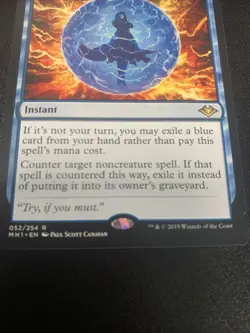 Force of Negation NM Modern Horizons 1 Mtg Magic The Gathering  - Image 3