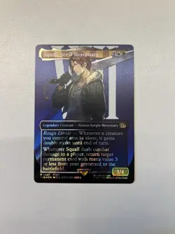 Near Mint Squall, SeeD Mercenary Surge Foil MTG FIN Card 547 - Image 1