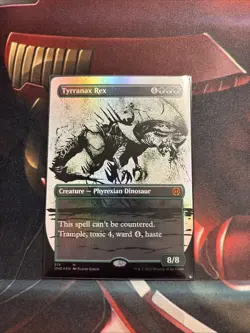 Mtg Tyrranax Rex Showcase - Phyrexia: All Will Be One FOIL + Bonus Foils - Image 1