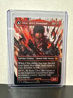 Clive, Ifrit's Dominant (Borderless) (0318) MTG Final Fantasy - Image 1