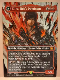 Clive, Ifrit's Dominant (Borderless) (0318) MTG Final Fantasy - Image 1