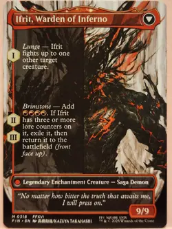 Clive, Ifrit's Dominant (Borderless) (0318) MTG Final Fantasy - Image 2