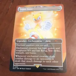 IN HAND - Super State âœ¨NON-FOILâœ¨ Secret Lair x Sonic - NM Magic MTG - Image 1