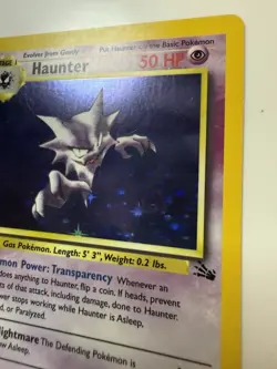 2000 Pokemon Fossil Haunter Holo 6/62 Trading Card Game TCG Vintage - Image 3
