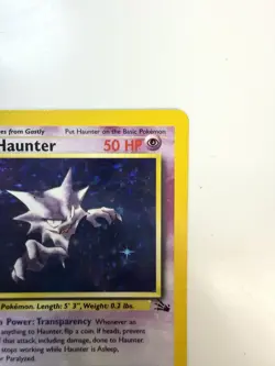 2000 Pokemon Fossil Haunter Holo 6/62 Trading Card Game TCG Vintage - Image 6