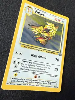 Pidgeot Holo Jungle Base Set Pokemon Card One Owner 8/64 - Image 2