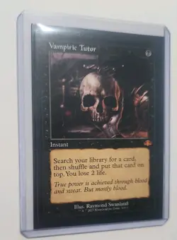 Vampiric Tutor  Retro Frame Dominaria Remastered NM MTG Magic The Gathering - Image 1