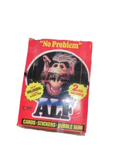 New Box~48 BBCE Sealed Packs~1987 Topps~Alf Series 2 Trading Cards, Stickers - Image 1