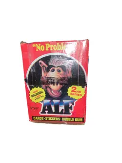 New Box~48 BBCE Sealed Packs~1987 Topps~Alf Series 2 Trading Cards, Stickers - Image 2