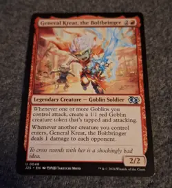 General Kreat, the Boltbringer 0048 Uncommon Foundations Jumpstart MTG Near Mint - Image 1