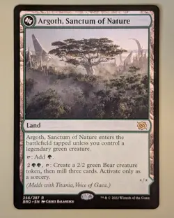 Argoth, Sanctum of Nature - The Brothers' War #256 Rare - Near Mint - MtG - Image 1