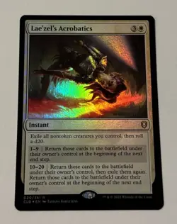 MTG Lae'zel's Acrobatics - Commander Legends: Battle for Baldur's Gate FOIL NM - Image 1