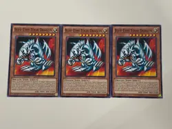 Yugioh - Blue-Eyes Toon Dragon x 3 - 1st Edition NM - Plus Free Holo Card - Image 1