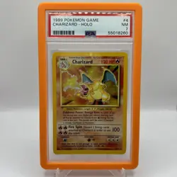 1999 Pokemon Game Charzard - Holo PSA NM 7 ( Extremely Clean Card For PSA 7) - Image 1