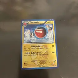 Electrode Pokémon Trading Card - Electriball, Self-Destruct BW76 - Image 1