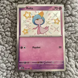 Ralts Paldean Fates Pokemon TCG Card 153/091 SV - Image 1