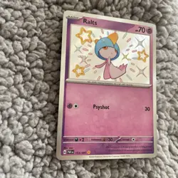 Ralts Paldean Fates Pokemon TCG Card 153/091 SV - Image 2