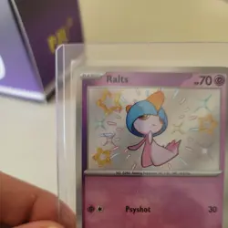 Ralts Paldean Fates Pokemon TCG Card 153/091 SV - Image 2
