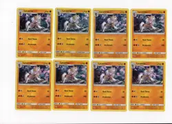 Lycanroc 76/147 Cracked Ice Holo Burning Shadows Pokemon Card - Image 3