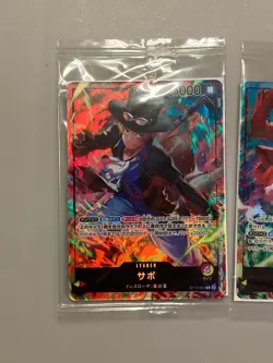 Luffy, Sabo, Ace - One Piece Card Game Seven Eleven Japan Exclusive Bundle of 3 - Image 2