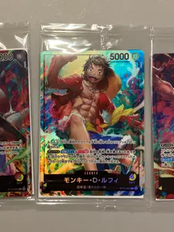 Luffy, Sabo, Ace - One Piece Card Game Seven Eleven Japan Exclusive Bundle of 3 - Image 3