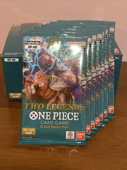 One Piece OP-08 Two Legends Factory Sealed Booster Pack ENGLISH NEW - 12 Cards - Image 2