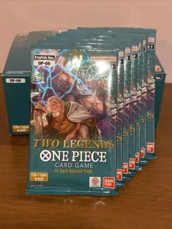 One Piece OP-08 Two Legends Factory Sealed Booster Pack ENGLISH NEW - 12 Cards - Image 4