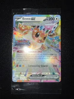 Pokemon Card Eevee EX 075/131 Prismatic Evolutions Stamp Surprise Box Near Mint - Image 2