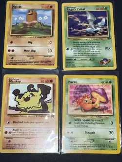 Vintage Pokémon common and uncommon 18 card lot no reserve! In good shape too! - Image 4