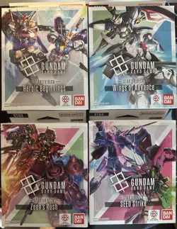 Gundam Card Game Starter Deck ST01 ST02 ST03 ST04 - Image 1
