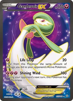 Gardevoir EX - 155/160 - Pokemon Primal Clash Full Art Ultra Rare Card MP - Image 1
