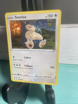 Snorlax Promo Cosmos Holographic Card 141/192 Rebel Clash Sword Shield Pokemon - Image 3