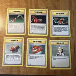 1999 Pokemon Base Set First 1st Edition Shadowless LOT of 18 Trainer Cards - Image 3