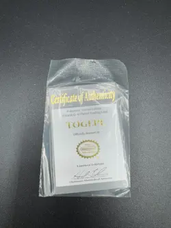 Burger King 1999 Pokemon Blue Box 23K Gold Plated Togepi Card w/ COA - Image 17