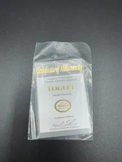 Burger King 1999 Pokemon Blue Box 23K Gold Plated Togepi Card w/ COA - Image 4