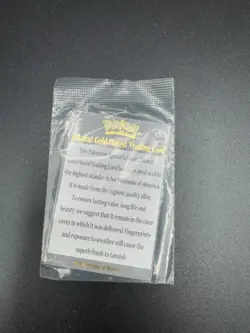 Burger King 1999 Pokemon Blue Box 23K Gold Plated Togepi Card w/ COA - Image 5