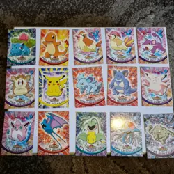 Pokémon Topps Series 1 Bundle, 19 Cards, 3 teardrop foils  -  LP-NM - Image 6