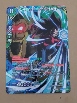 Dragon Ball Super Card Game SS4 Vegeta, Peak of Primitive Power Mythic... - Image 3