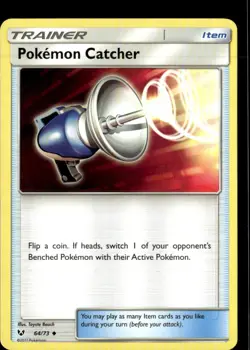 Pokemon Pokémon Catcher 64/73 Shining Legends Non Holo Uncommon 2 Card Lot LP - Image 1